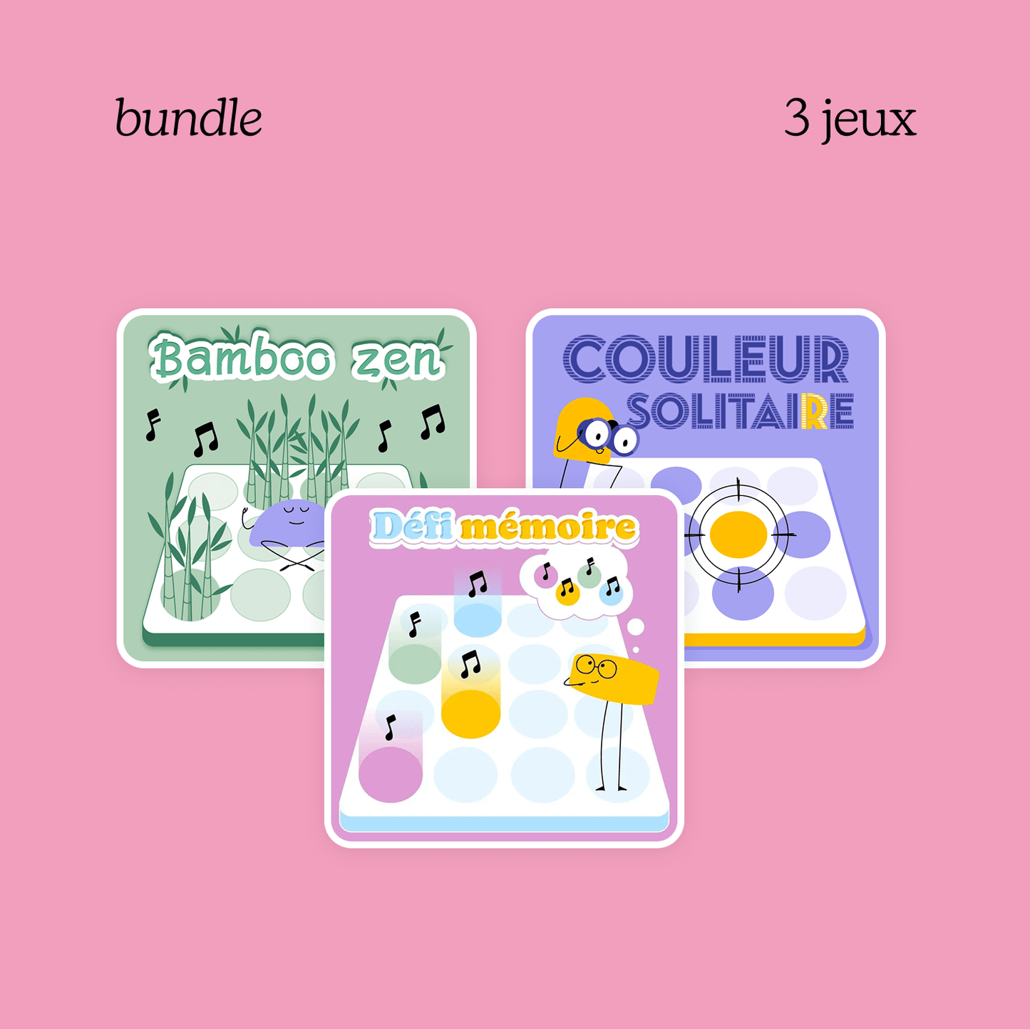 Trio de jeux découverte Fabli - Fabli