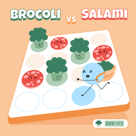 Brocoli vs Salami : le jeu interactif qui muscle les réflexes et déclenche les fous rires ! - Fabli