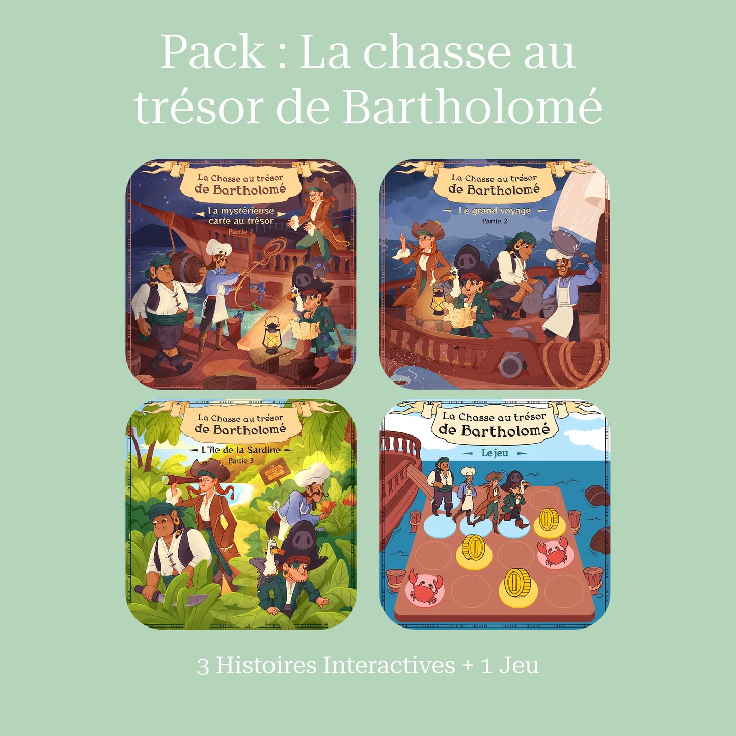 Pack : La chasse au trésor de Bartholomé