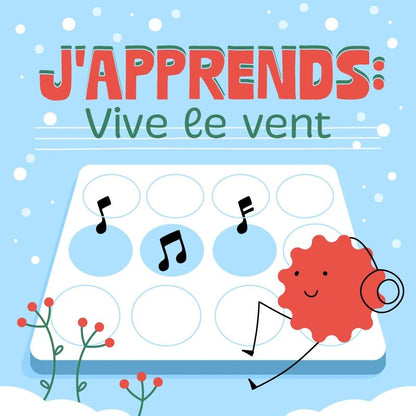 J'apprends la musique : Vive le vent - Fabli