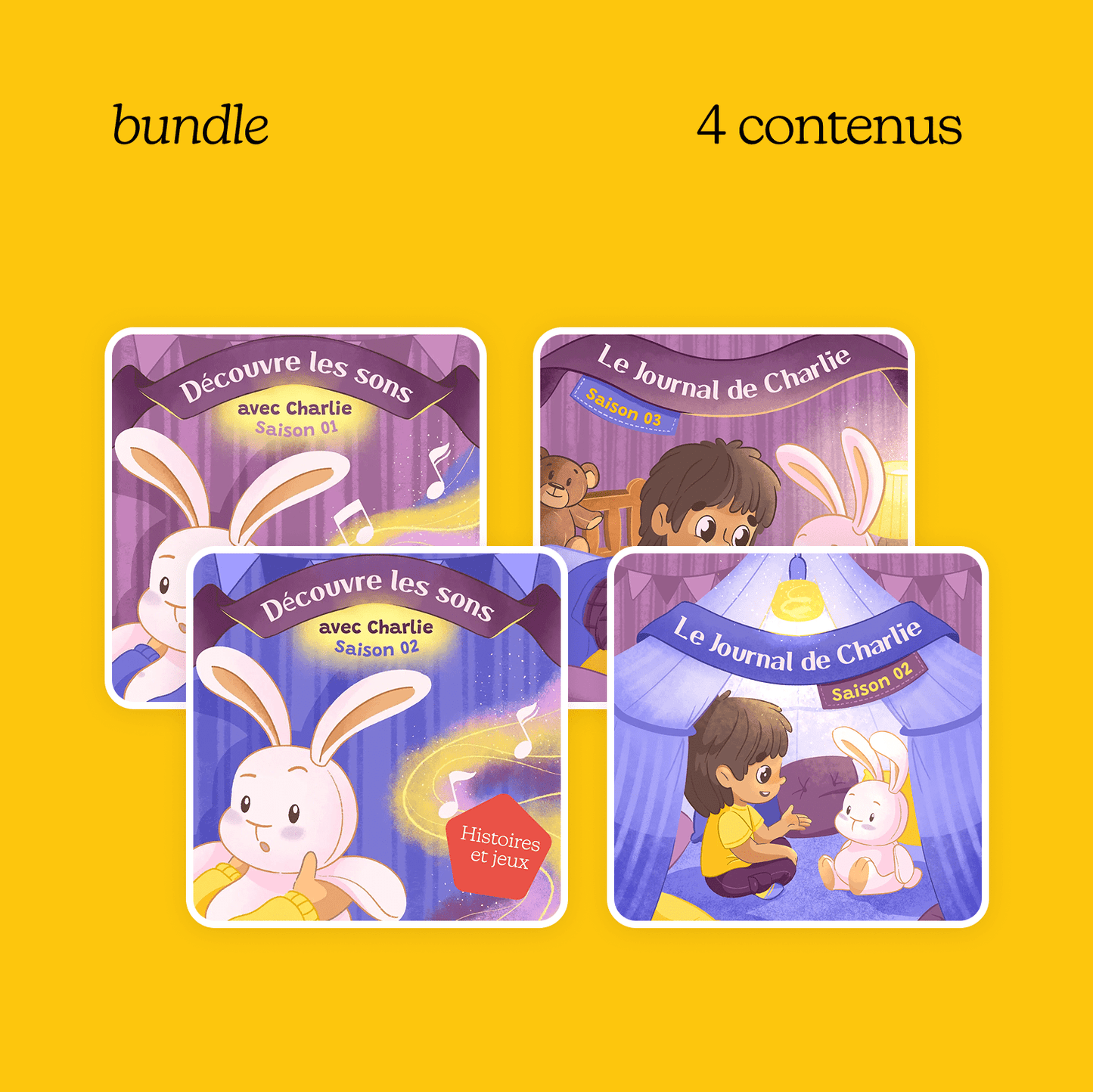 Pack Charlie ( 4 Contenus ) - Fabli