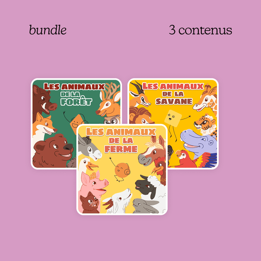 Pack : Découvre les animaux - Fabli